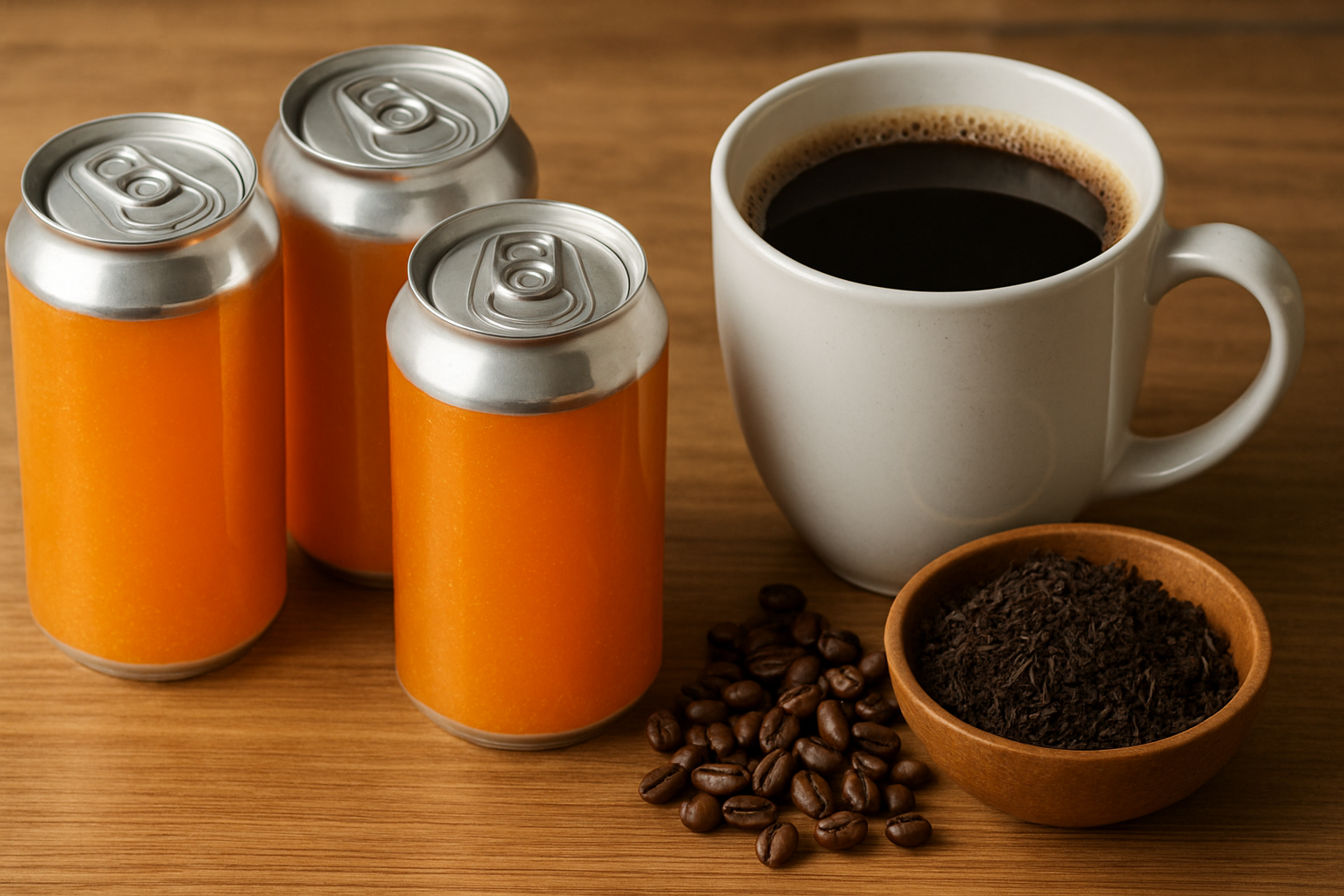 Orange Energy Drinks vs Traditional Caffeine Sources