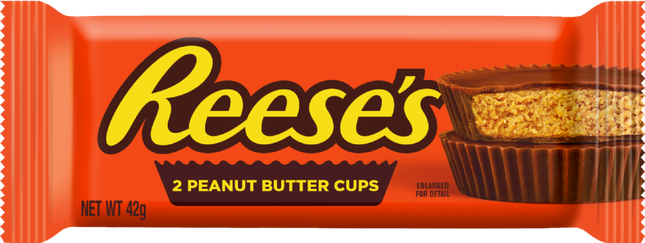 Two cups of Reese's Peanut Butter from The Fusion Mart UK, showing the creamy peanut butter in clear containers.