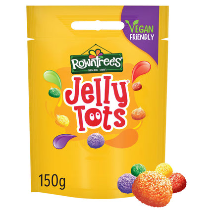 Rowntree's Jelly Tots Sweets Sharing Bag 150g - The Fusion Mart UK
