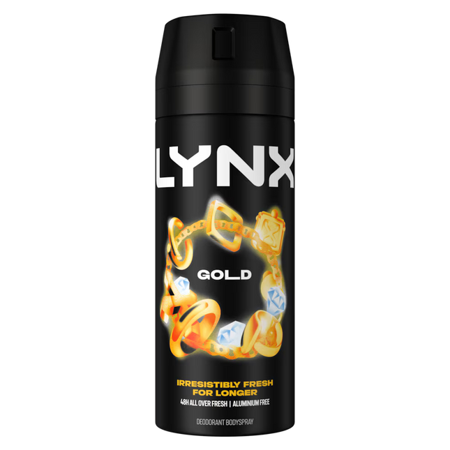 Lynx Body Spray Gold