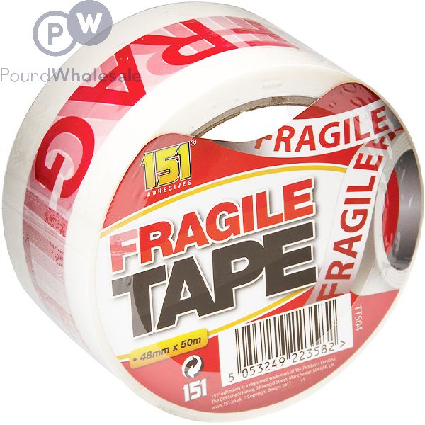 151 Fragile Tape 48mm X 50m - The Fusion Mart UK