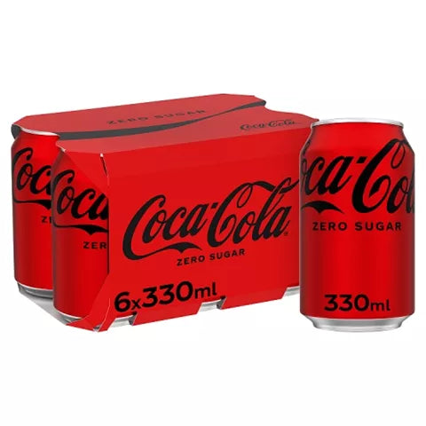 COCA COLA ZERO 6PK - The Fusion Mart UK