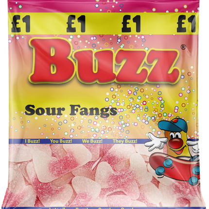 Buzz Sweets Sour Fangs - The Fusion Mart UK
