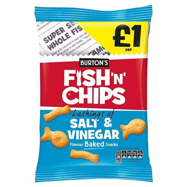 Burton's Fish 'n' Chips Salt & Vinegar