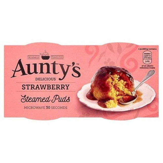 auntys strawberry pudding