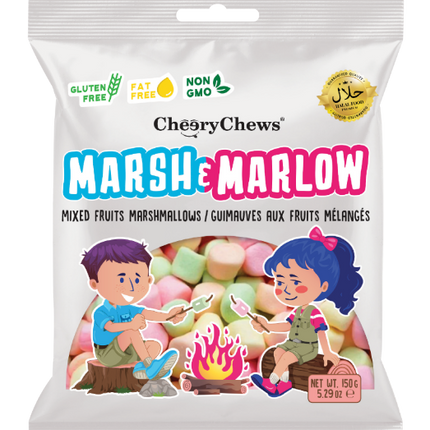 CHEERY CHEWS MARSH & MARLOW 150G MIXED - The Fusion Mart UK