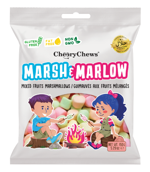 CHEERY CHEWS MARSH & MARLOW 150G MIXED - The Fusion Mart UK