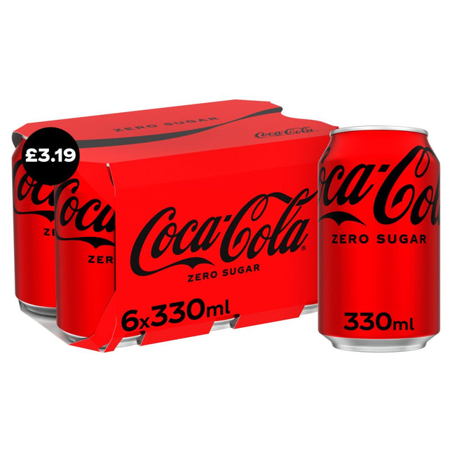 COCA COLA ZERO 6PK