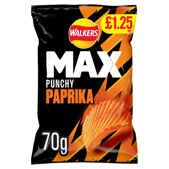 WALKERS MAX PAPRICA  70G