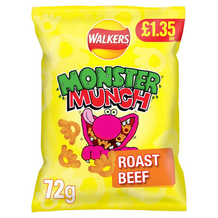 MONSTER MUNCH BEEF 1.35 - The Fusion Mart UK