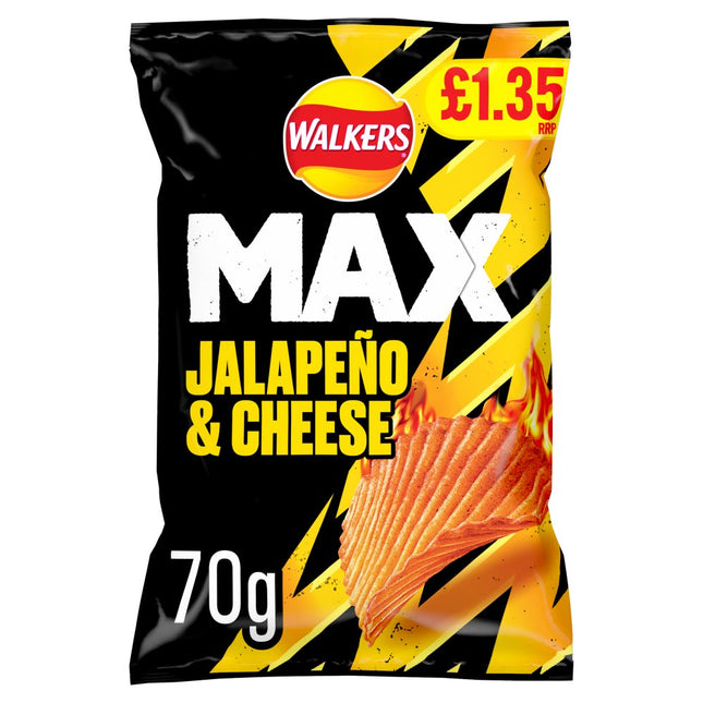 WALKERS JALAPENO & CHEESE 70G