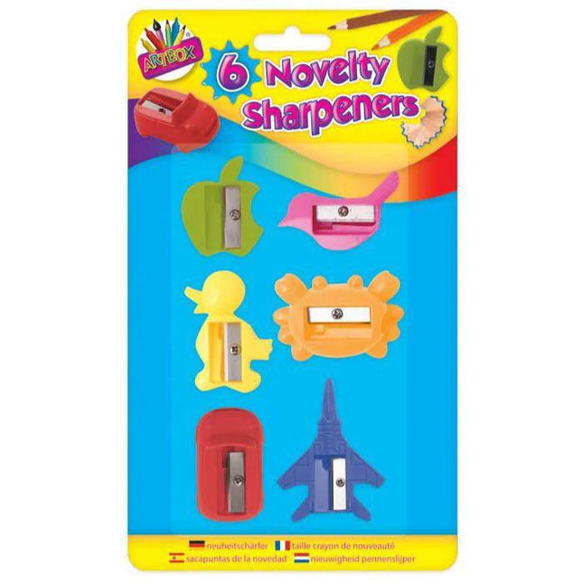 Artbox Fun Novelty Sharpeners 6 Pack - The Fusion Mart UK