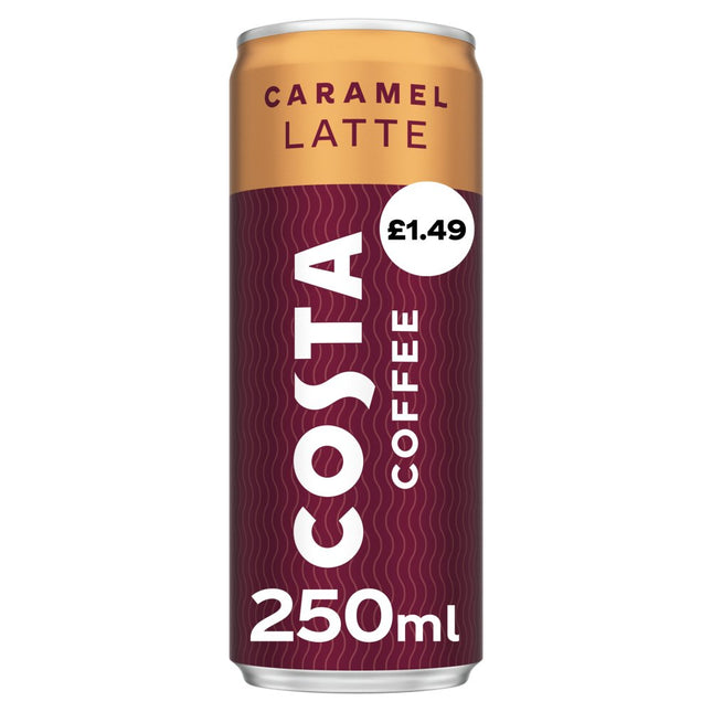 COSTA COFFEE CARAMEL LATTE CAN £1.49 - The Fusion Mart UK