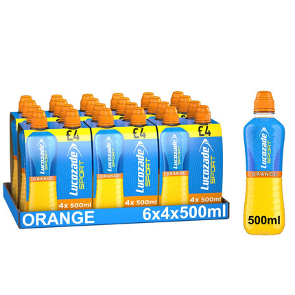 LUCOZADE SPORT ORANGE 4 PACK