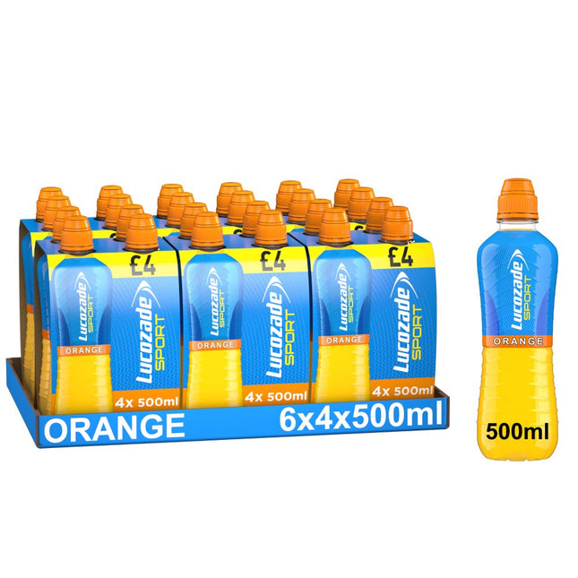 LUCOZADE SPORT ORANGE 4 PACK