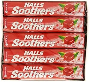 Halls Soothers Strawberry