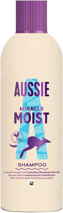 Aussie Miracle Moist Shampoo for Dry, Really Thirsty Hair