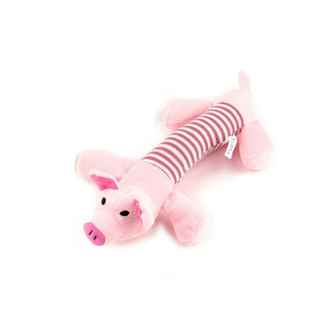 1pc/3pcs Dog Chewing Plush Vocal Toys Pet ...Pink Pig - The Fusion Mart UK