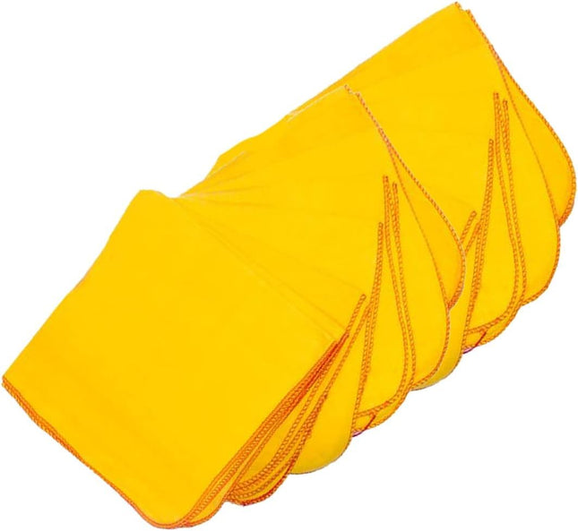 Extra Soft 100 Cotton Yellow Dusters 30cm X 28cm 10 Pack