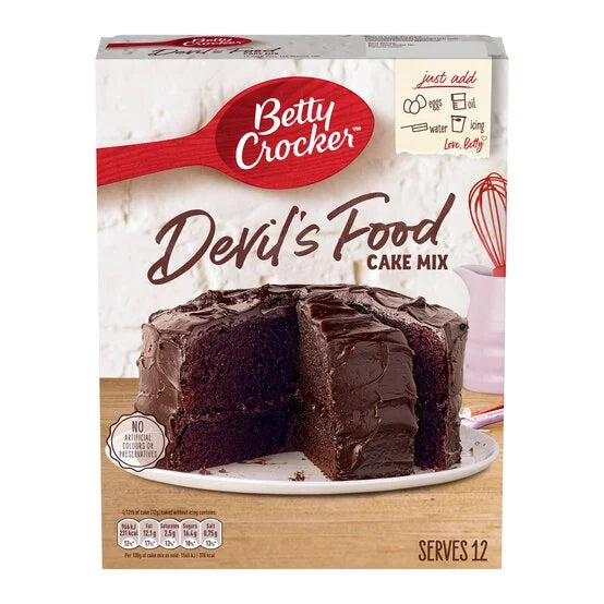 Betty Crocker Devil's Food Chocolate Cake Mix