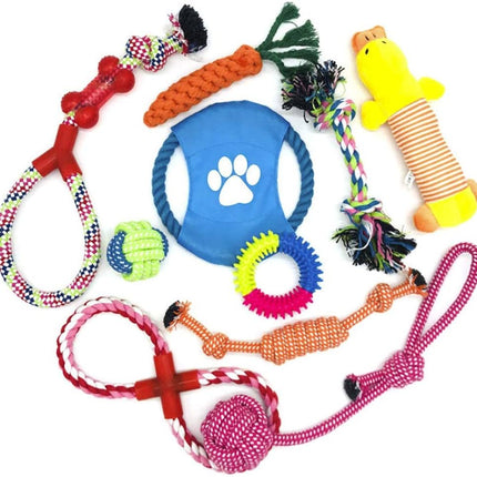 NATURAL DOG ROPE CHEW TOYS FOR SMALL DOGS