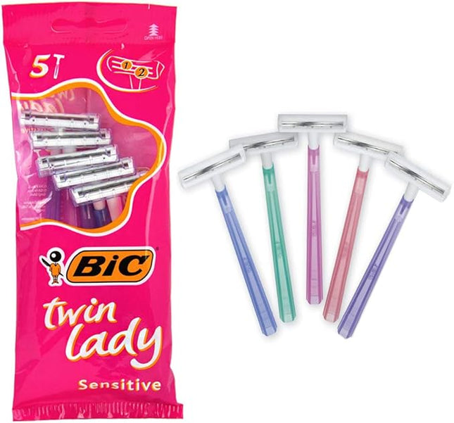 BIC Twin Lady Shaver Pack 5 - The Fusion Mart UK