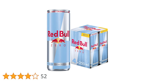 REDBULL SUGAR FREE 4 PACK 5.40 250ML*4