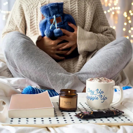 Birthday Gift Set For Women, Mum, Her, Friend, Sister, Mothers Day Gifts, Christmas Gifts For Women, Valentines Day - Mug, 1.5L Hot Water Bottle, Fluffy Socks, Scented Candle & Cocoa Powder - The Fusion Mart UK
