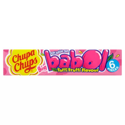 Chupa Chups Big Babol Tutti Frutti Soft Bubble Gum - The Fusion Mart UK