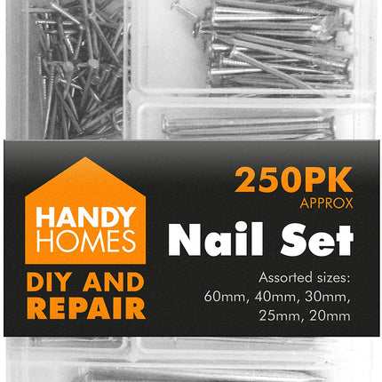 Handy Homes 250pk Nail Set - The Fusion Mart UK