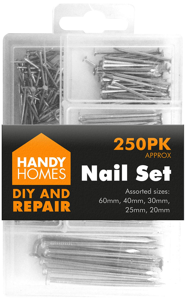 Handy Homes 250pk Nail Set - The Fusion Mart UK