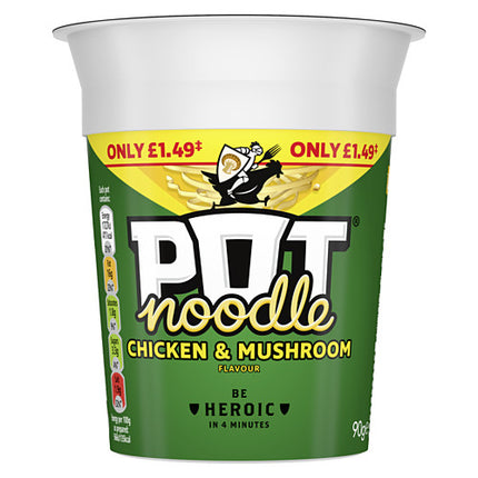 POT NOODLES CHICKEN & MASHROOM 1.49 - The Fusion Mart UK
