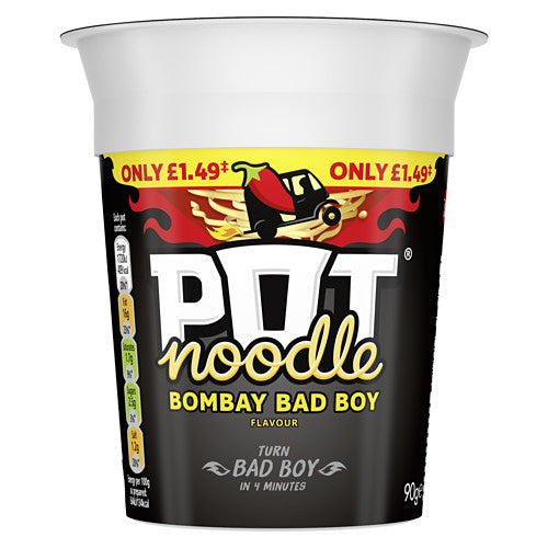POT NOODLES BOMBAY BAD BOY - The Fusion Mart UK
