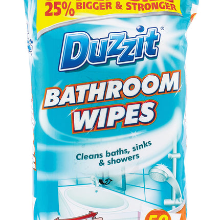 Duzzit Bathroom Cleaning Wipes 50 Pack - The Fusion Mart UK