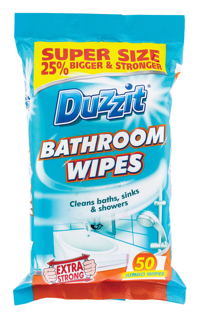 Duzzit Bathroom Cleaning Wipes 50 Pack
