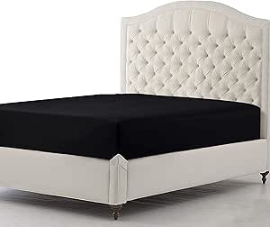 ELAFY Premium Fitted Sheet 25cm Deep Pocket Elastic to keep it in place– Multiple Colours Available - The Fusion Mart UK