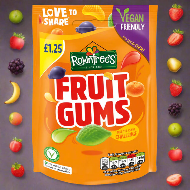 ROWNTREES FRUIT GUMS