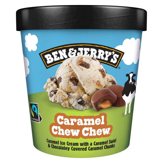 BEN&J CARAMEL CHEW CHEW 465ML - The Fusion Mart UK