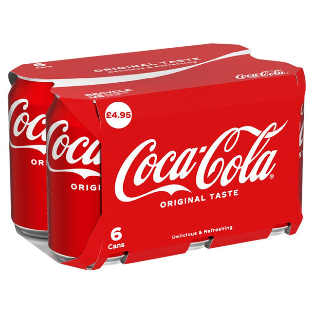 COKE REG CANS 8PK £4.95 - The Fusion Mart UK