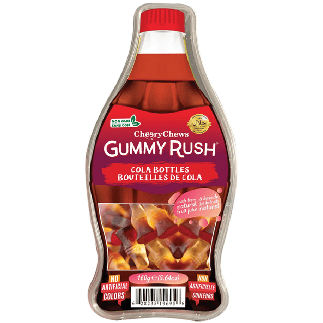 Gummy Rush Cola Bottles Candy 160G - The Fusion Mart UK