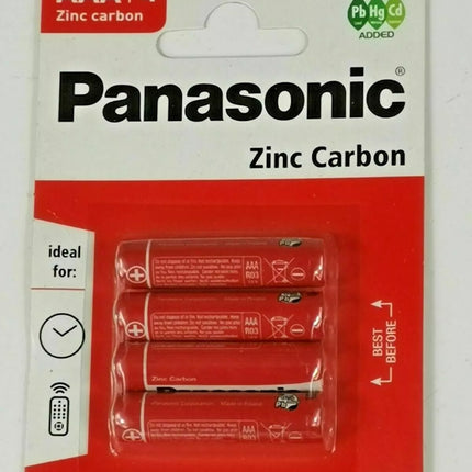 AAA/4 PANASONIC BATTERIES - The Fusion Mart UK