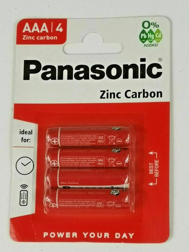 AAA/4 PANASONIC BATTERIES - The Fusion Mart UK