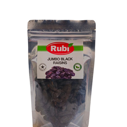 Jumbo Black Raisins-100g, 200g, 450g, 750g - The Fusion Mart UK