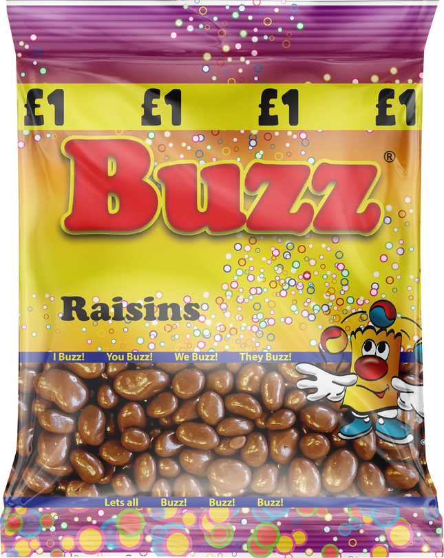 BUZZ SWEETS CHOCO RAISINS - The Fusion Mart UK