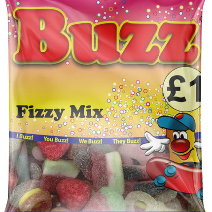 BUZZ SWEETS FIZZY MIX - The Fusion Mart UK