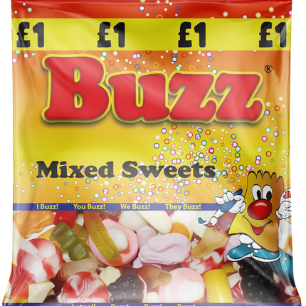 BUZZ SWEETS MIXED SWEETS - The Fusion Mart UK