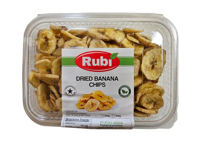 Dried Banana Chips - 100g, 200g, 450g, 750g