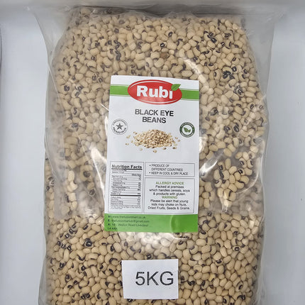 Black Eyed Beans- Rubi-500g, 1Kg, 2Kg, 5Kg - The Fusion Mart UK