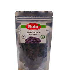 Jumbo Black Raisins-100g, 200g, 450g, 750g - The Fusion Mart UK