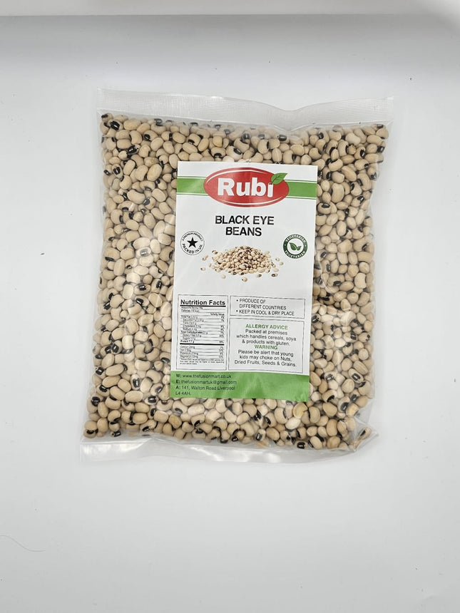 Black Eyed Beans- Rubi-500g, 1Kg, 2Kg, 5Kg - The Fusion Mart UK